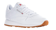 Reebok Mens Classic Leather Shoe Low White Grey Gum 100008491 GY0952 picture