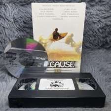 Because: Surf Film Damien Hobgood Chris Ward Wardo VHS Tape 2002 Surfing Video picture