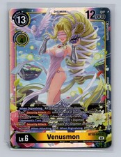 Venusmon BT10-042 SR Super Rare Xros Encounter Digimon Foil Near Mint picture