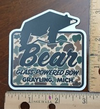 Fred Bear Archery Vintage Logo Decal - Durable Outdoor Vinyl  USA MADE picture