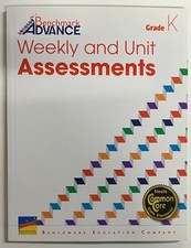 Benchmark Advance: Weekly and Unit Assessments, Grade K (NEW, SHIPS FREE) picture