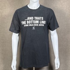 Vintage 1998 WWF Stone Cold Steve Austin Bottom Line T Shirt L Wrestling 90s picture