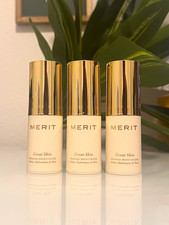 Lot of 3 MERIT Great Skin Priming Moisturizer NWOB 15ml $57 MSRP picture