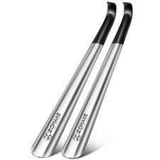 Zomake Shoe Horn Long Handle For Seniors 2 Pack,metal Long Shoehorn Fo picture