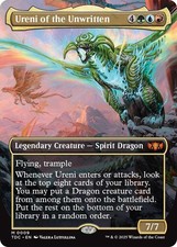 1x Foil Ureni of the Unwritten (Borderless) - Commander: Tarkir: Dragon picture