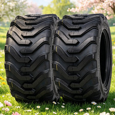 2X 18x8.50-10 Skid Steer Tires SKS 18x8.5-10 Heavy Duty 8PR 18X8.5X10 Industrial picture