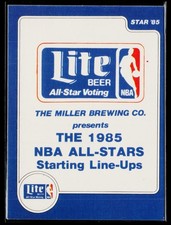 1985 Star Lite All-Stars #1 1985 NBA All-Stars Checklist picture