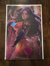 Multiverse Saga Psylocke Cosplay Foil Risqué Cardstock Virgin Exclusive Variant picture