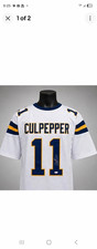Daunte Culpepper Signed Minnesota Vikings #11 White Football Jersey Autographed picture