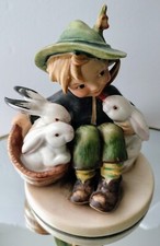 *RARE* HUMMEL PLAYMATES Figurine Incised Stamped Crown Mark Germany 1930's # 58  picture