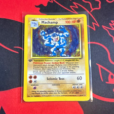 Pokémon TCG Machamp 8/102 Deck Exclusives Holo 1st Edition Exclusive picture