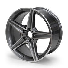 18x8.5 Alloy Wheel Rim for E250 E300 E350 2014-2017 OE Machined Black Single picture