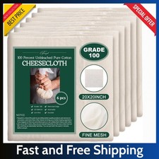 6 Pcs Cheese Cloth 20x20