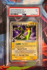 PSA 5 2006 Dragon Frontiers Rayquaza EX 97/101 Holo Foil Pokemon Delta Species picture