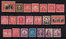 1929 1930 1931 1932 US Commem. W/Definitive Year Set - value priced MNH/MH F-XF picture