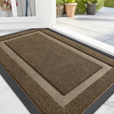 OLANLY Front Door Mat Indoor Outdoor Entrance, Waterproof All-Season,...  picture