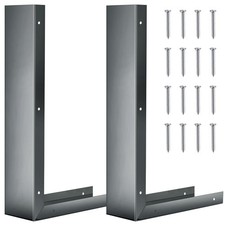 Tatuo 2 Pcs Stainless Steel Microwave Trim Kit 3'' Side Panel, Black picture