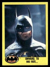 1989 Topps Batman #138 Onward, to his fate… card picture