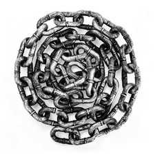 Halloween Fake Plastic Chain Props for Costume Party - 11.8Ft/5.9Ft, 2Pcs/1Pc picture