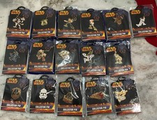 16 Vintage 2005 STAR WARS Revenge of the Sith Collector Pins *NEW*  picture
