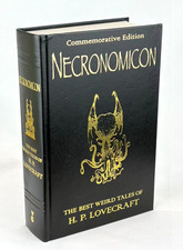 NECRONOMICON H.P. Lovecraft Commemorative Deluxe Leather Bound Classic *New* picture