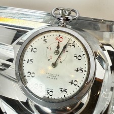 Vintage GALLET YACHT TIMER Mechanical Wind Men Pocket Watch Runs picture