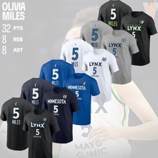 HOT NEW - Olivia Miles #5 Minnesota Lynx 2026 Player Name & Number Fan Apparel picture