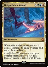 1x Dragonback Assault - Foil - Promo Pack MTG Promo Pack Cards NM Magic Foil picture