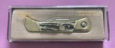 Explorer Solingen Germany #10-503 RARE STAG LocBlok Lockback Pocketknife NIB. picture