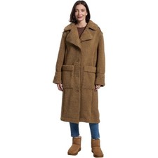 UGG Womens Sema Uggfluff Coat, Live Oak, Small picture
