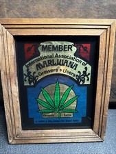 Vtg International Association Marijuana Growers & Users Carnival Prize Mirror picture