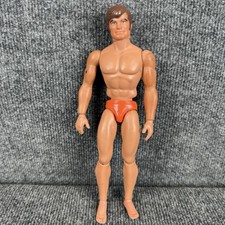 1971 Mattel Big Jim Karate Chopping Figure Works Red Shorts picture