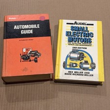 Audel Automobile Guide Small Electric Motors Auto Repair Technical Books Lot 2 picture