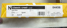 Neenah Classic Crest Cover Paper 8.5x11 Solar White Acid Free 125 Sheets 04456 picture