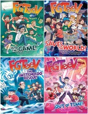 FGTeeV Series 4 Books Set (Hardcover Edition) - Into the Game, Saves the Wo... picture