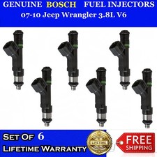 UPGRADED 6x OEM Bosch Fuel Injectors For 07-10 Jeep Wrangler 3.8L V6 #0280158119 picture