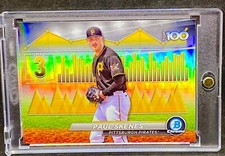 Paul Skenes  ROOKIE RC REFRACTOR BOWMAN CHROME  CARD PIRATES picture