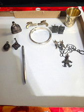 Sterling Silver Lot/ 925 Silver And 800 Silver Cup/ Tiffany Co/ 100+gram/Vintage picture