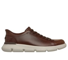 Skechers Garza-Enticer 205694 Mens Slip Ins Comfort Brown Memory Foam New In Box picture