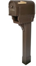Postal Pro Bronze Mailbox Kit Hampton All in One Postmaster General Approved picture