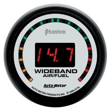 AutoMeter 5779, One Air-Fuel Ratio Gauge Phantom 2-1/16in 10:1-17:1 AFR picture