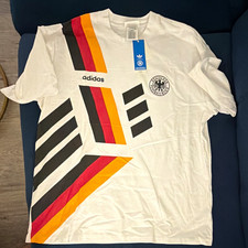 adidas Germany DFB Tee 94 National Team Soccer T Shirt XL White picture