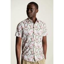 Bonobos Riviera Short Sleeve Men's Shirt Print Buttondown Standard Fit M 283370 picture