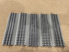 LIONEL FASTRACK O GAUGE 10'' STRAIGHT TRACK - LOT OF 5 picture