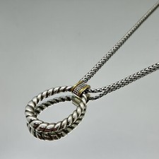 Brighton Meridian Adagio Pendant Two-Tone Crystal Necklace NWT picture