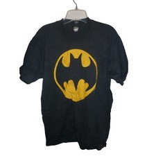 Vintage 1988 Batman DC Comics T-Shirt Screen Stars Best Black Large USA Made 80s picture