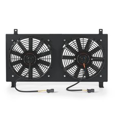 Mishimoto Aluminum Fan Shroud Kit Compatible With Acura RSX 2002-2006, Black picture