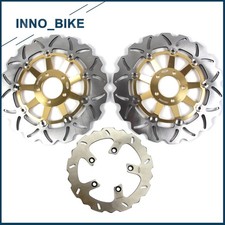 For Kawasaki ZRX1100 1999 2000 ZRX1200 2001 - 2006 Front Rear Brake Disc Rotors picture