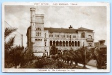 Postcard c1930 Post Office San Antonio Texas picture