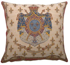 Blason Royal European Cushion Cover Home Decor Belgian Tapestry Pillow 18x18 in picture